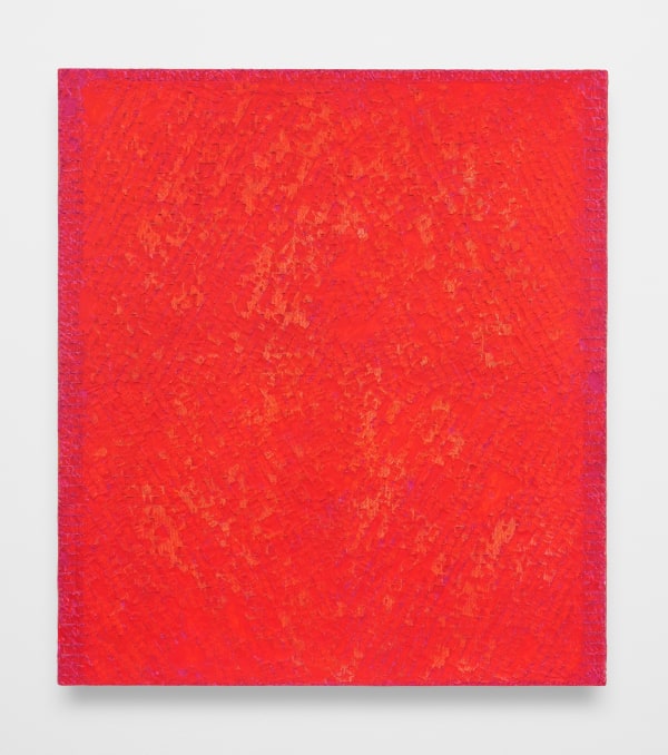 Jessica Dickinson From-Here, 2021-2022 Oil on limestone polymer on wood panel 55 1/4 x 49 1/4 in 140.3 x 125.1 cm Remainders 1-16, graphite on paper 73 x 60 in each 185.4 x 152.4 cm