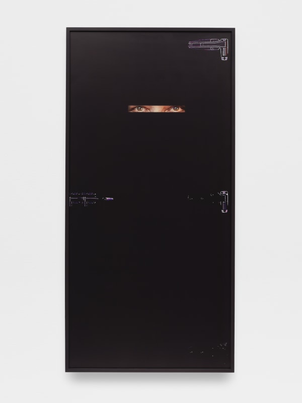 Lynn Hershman Leeson Sudden Death, 2025 UV print on dibond 60 x 29 in 152.4 x 73.7 cm Framed: 60 7/8 x 29 7/8 in 154.6 x 75.9 cm Edition of 3 plus 2 artist's proofs (Edition record)