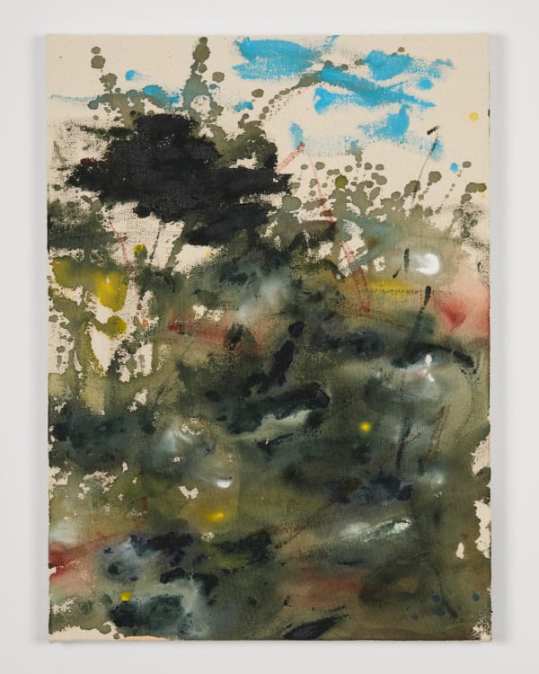 SHINPEI KUSANAGI ONE SUNNY DAY, 2019 Acrylic on canvas 46 x 33.5 cm 18 1/8 x 13 1/4 in