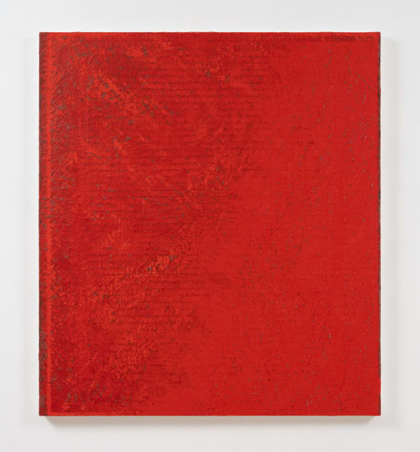 Jessica Dickinson Here-And, 2024 Oil on limestone polymer on panel Remainders 1-13, graphite on paper 55 1/4 x 49 1/4 in 140.3 x 125.1 cm Remainders: 72 1/2 x 60 in each 184.2 x 152.4 cm