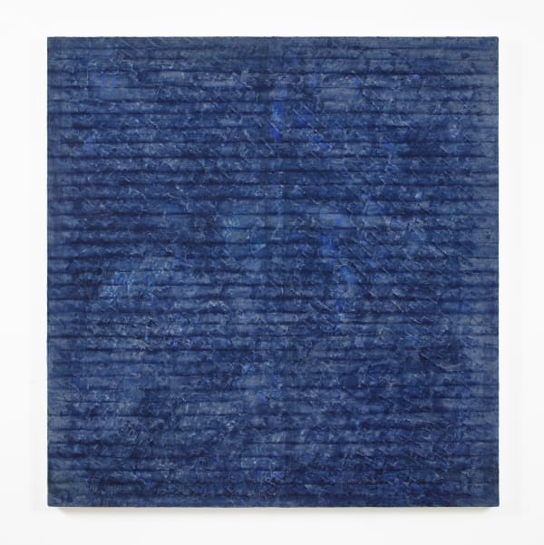 Jessica Dickinson From: Under, 2021 Oil on limestone polymer on panel 49 x 51 in 124.5 x 129.5 cm Remainders 1-18: graphite on paper, approx. 72 x 60 in 182.9 x 152.4 cm