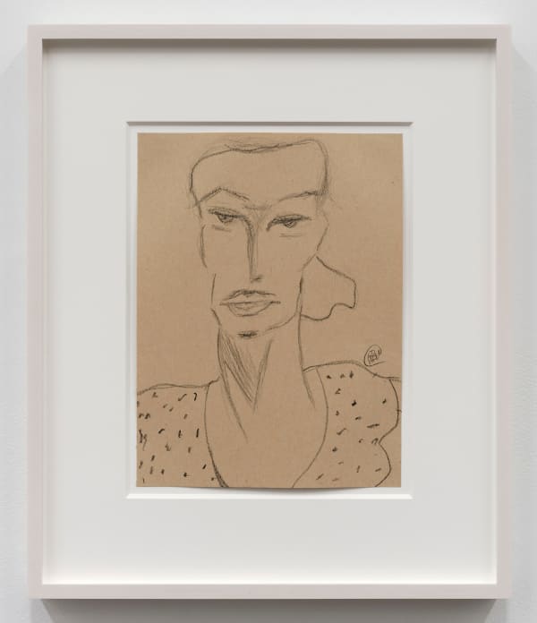 Reggie Burrows Hodges Invented Portrait Study: Harper, 2022 Graphite on paper 12 x 9 in 30.48 x 22.86 cm Framed: 19 1/4 x 16 1/4 x 1 1/2 in 48.89 x 41.27 x 3.81 cm