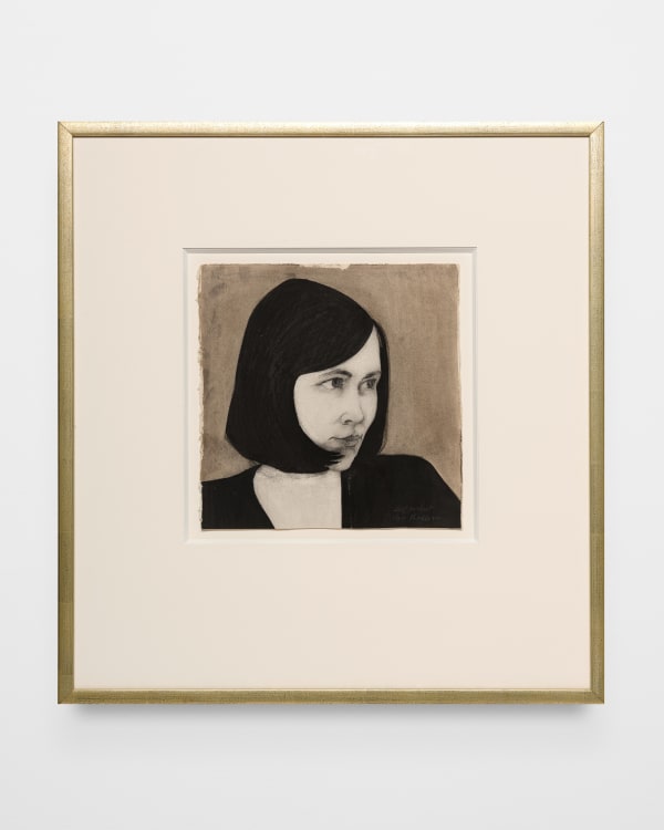 Beth Van Hoesen Self Portrait, 1980, 1980 Graphite, gouache, ink on paper 11 1/4 x 11 1/4 in 28.6 x 28.6 cm Framed: 24 1/2 x 23 1/4 in 62.2 x 59.1 cm