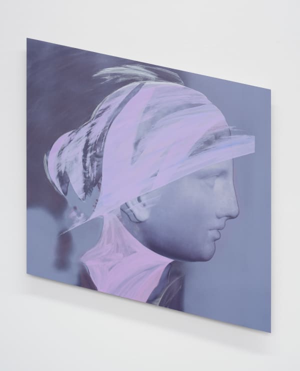 Sara VanDerBeek Ancient Video Poem, 2021 Dye sublimation print mounted on aluminum 48 x 40 x 3/4 in 121.9 x 101.6 x 1.9 cm