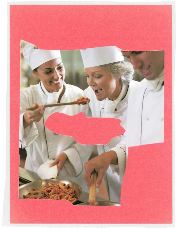 Matt Keegan Images Are Words / Las Imagenes Son Palabras (Chef), 2010 C-print 49 3/4 x 39 1/8 in 126.37 x 99.38 cm