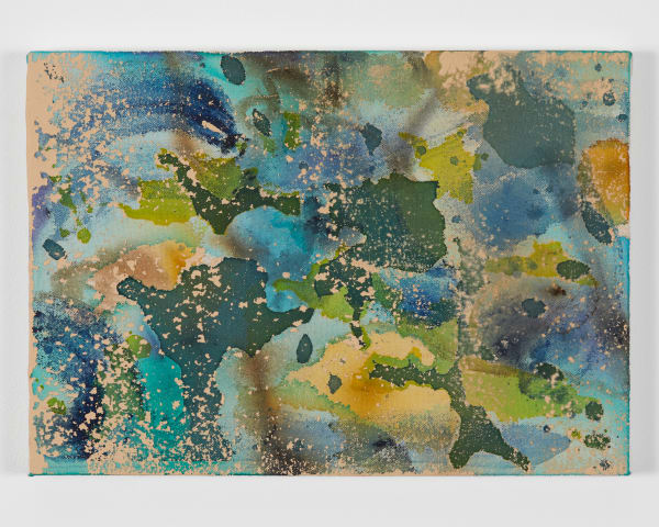 SHINPEI KUSANAGI WHIRLPOOL, 2018 Acrylic on canvas 25.8 x 36.5 cm 10 1/8 x 14 3/8 in