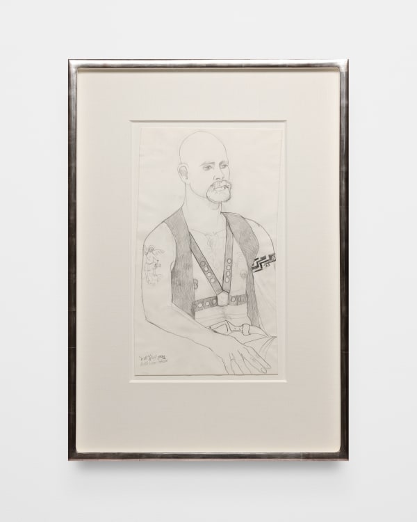 Beth Van Hoesen Will, 1992 Graphite on paper 22 x 13 in 55.9 x 33 cm Framed: 35 3/4 x 25 in 90.8 x 63.5 cm