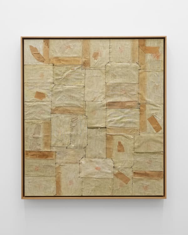 Samuel Levi Jones Elite Compilation, 2022 Deconstructed Harvard Classics books on canvas 46 3/4 x 41 3/4 x 3 1/2 in 118.7 x 106 x 8.9 cm