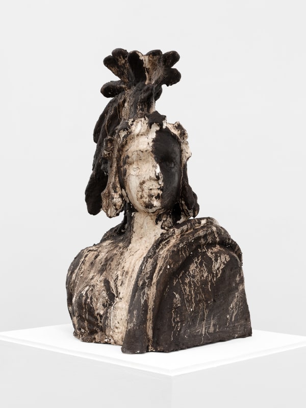 Kiyan Williams, Excavated Statue of Freedom Wearing a War Helmet, 2023