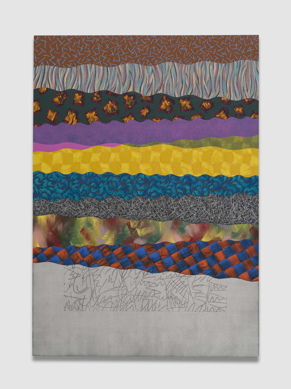 ALEX OLSON COVER, 2020 Oil and modeling paste on canvas 71 x 50 in 180.3 x 127 cm