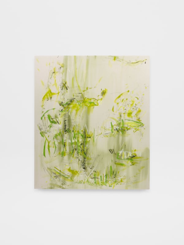 Hiba Kalache the power of affect, 2025 Ink, graphite, oil and oil bar on canvas 65 x 56 in 165.1 x 142.2 cm