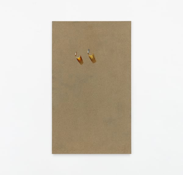 Kim Tschang-Yeul Waterdrops, 2009 Oil and sand on canvas over board 63 7/8 x 38 1/4 in 162.2 x 97.2 cm