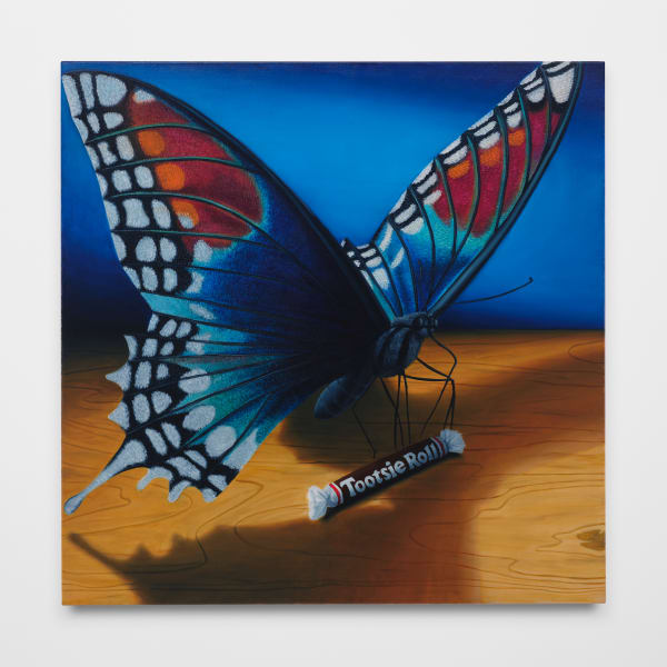 Troy Lamarr Chew II Cotton Candy sweet as Gold!, 2021 Oil on canvas 35 x 35 in 88.9 x 88.9 cm