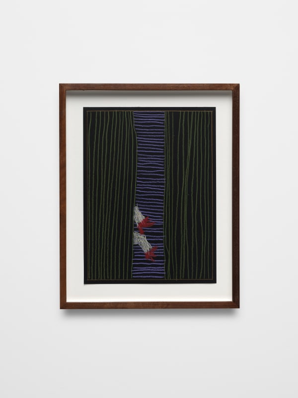 Louis M Schmidt What Goes On Back There?, 2022 Colored pencil on paper 12 x 9 in 30.5 x 22.9 cm Framed: 15 1/4 x 12 1/4 in 38.7 x 31.1 cm