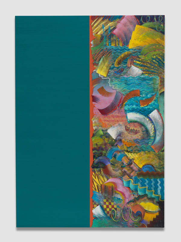 ALEX OLSON BEFORE, 2020 Oil and modeling paste on canvas 71 x 50 in 180.3 x 127 cm