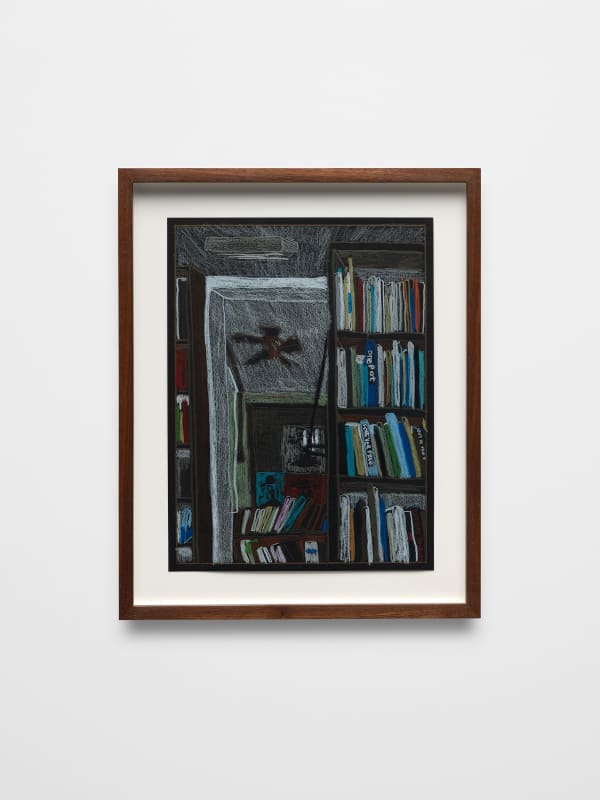 Louis M Schmidt The Chapel Bar + Bookstore Broadstairs England, 2022 Colored pencil on paper 12 x 9 in 30.5 x 22.9 cm Framed: 15 1/4 x 12 1/4 in 38.7 x 31.1 cm