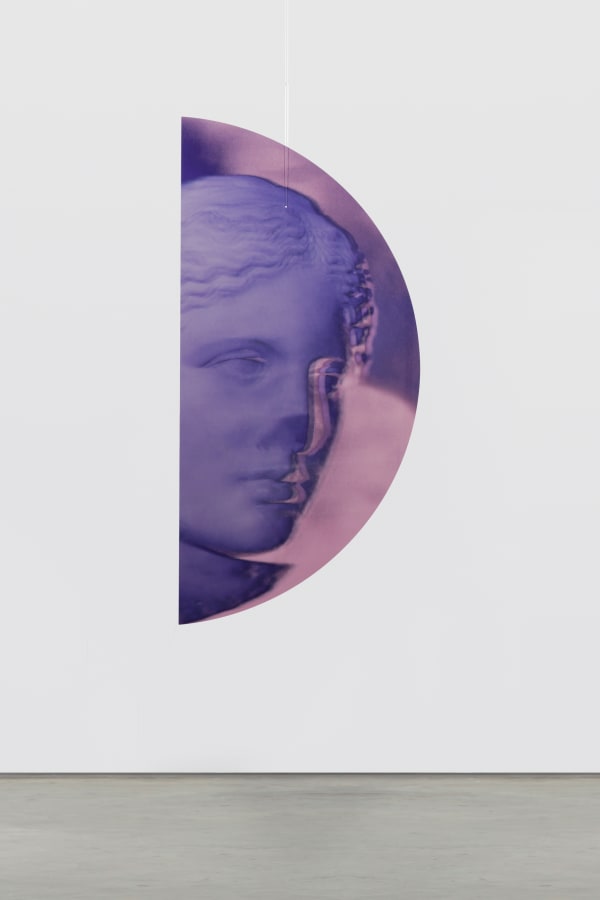 Sara VanDerBeek Future Variations, 2021 Two sided dye sublimation print 48 x 24 in 121.9 x 61 cm