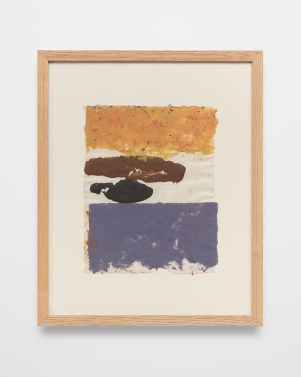 Kikuo Saito Handmade paper #25, 1978 Colored pulp 21 1/2 x 17 1/2 x 1 1/2 in 54.6 x 44.5 x 3.8 cm