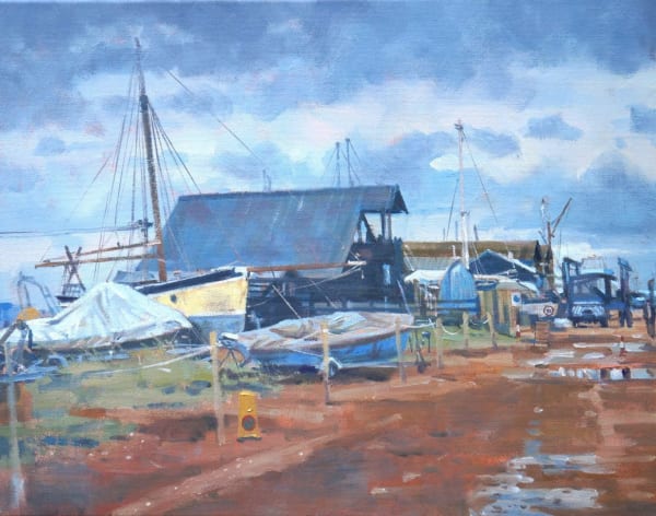Colin Allbrook, Boats & Sheds, Southwold