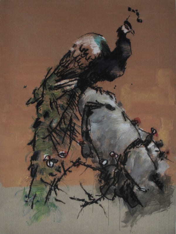 Ye Yongqing 葉永青, Peacock, 2015