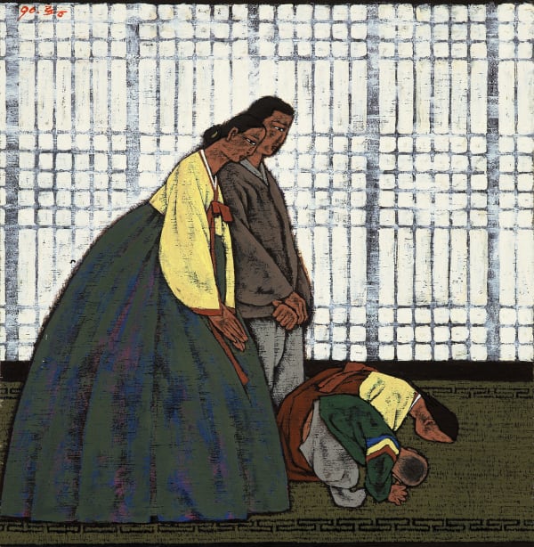 Jin Rilong 金日龍, 组画 3, 1990