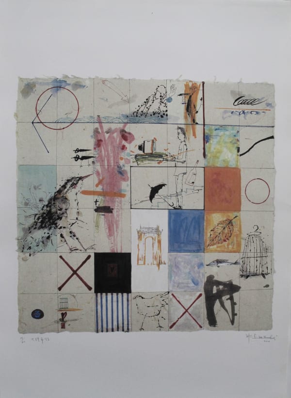 Ye Yongqing 葉永青, 大理手貼 Collage in Dali, 2010