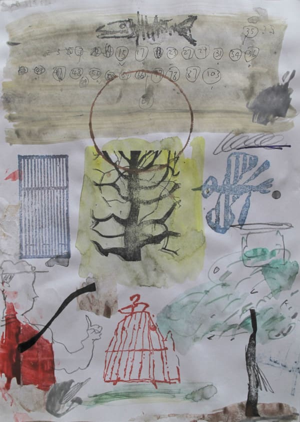 Ye Yongqing 葉永青, Manuscript, 2015