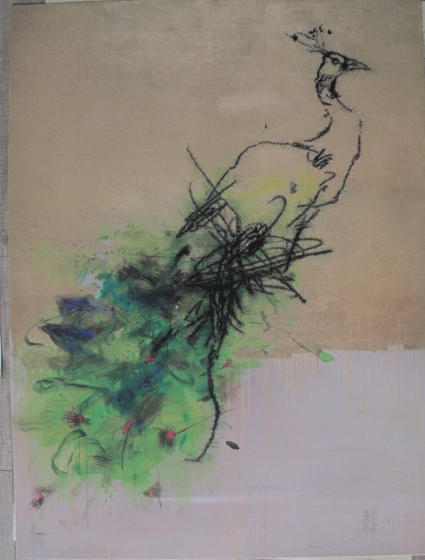 Ye Yongqing 葉永青, Peacock, 2013