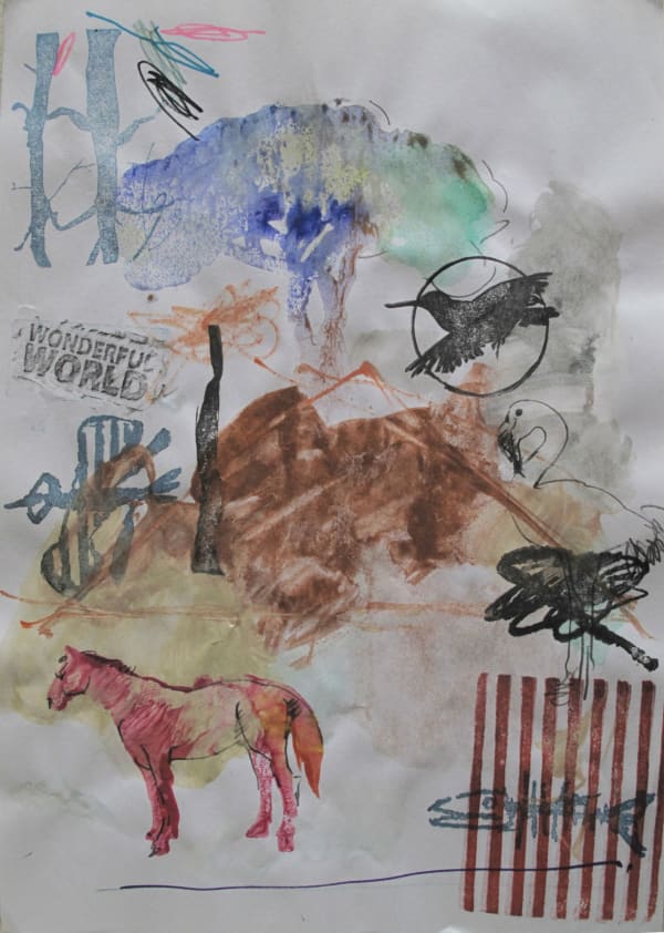 Ye Yongqing 葉永青, Manuscript, 2015