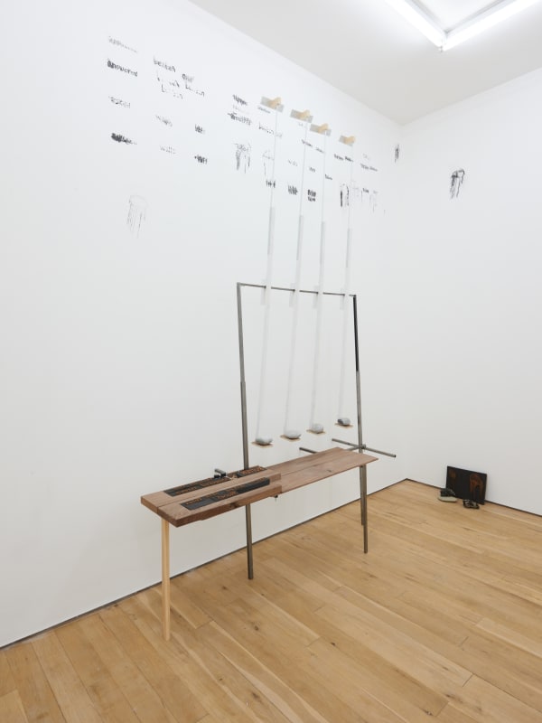 Jewyo Rhii, Stone typing machine, 2017