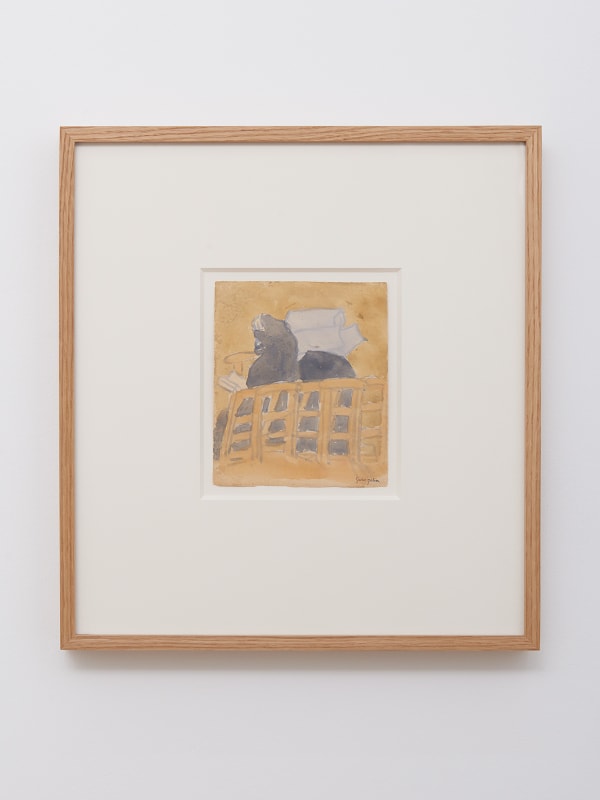 Gwen John, Rear View of Girl and Nun Sitting in Church, Executed in the 1920s