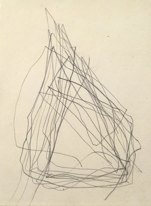 Joan Jonas, Drawing from a performance with Robert Ashley, 2003