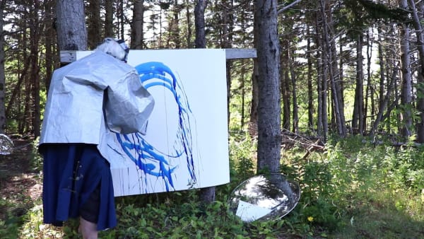 Joan Jonas and Eiko Otake, Drawing in Circles, 2023