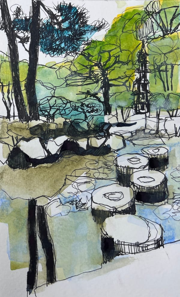 Janet Massey, Japanese Garden, Kyoto , 2024