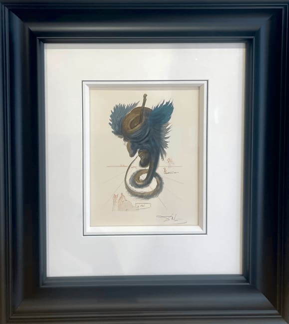 Salvador Dalí, Inferno Canto 20: Diviners & Sorcerers , 1960