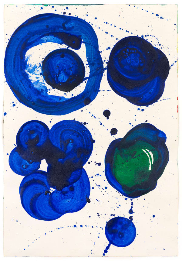 Sam Francis SF86-919, 1986 Acrylic on paper 39 x 26 cm 15 3/8 x 10 1/4 in