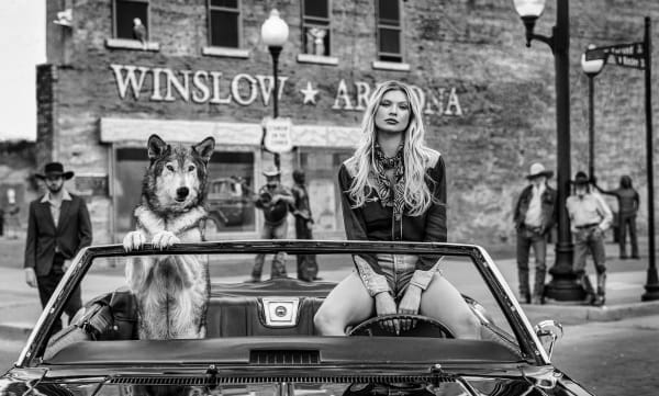 David Yarrow, I Was Standing on the Corner of Winslow Arizona