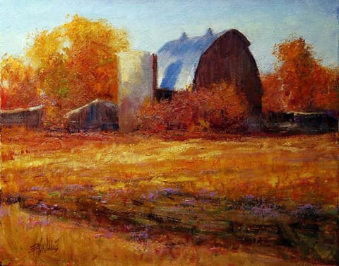 Eric Wallis, Fall Silo Barn