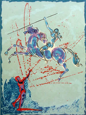 Dali, Joan of Arc (The Spear Thrower)