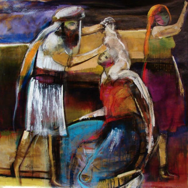 Helen Zarin, Jacob, Rachel and Leah