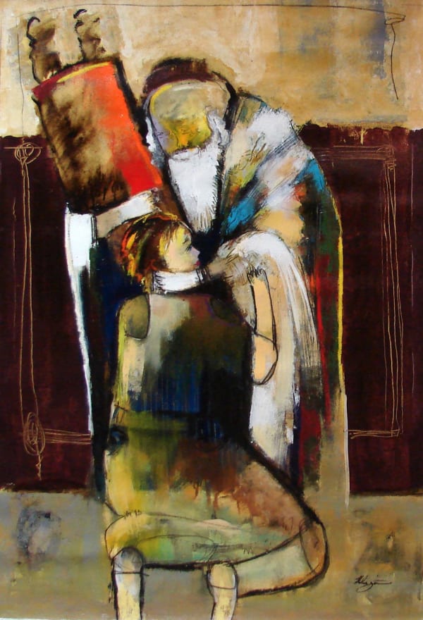 Helen Zarin, Rabbi Blessing the Boy