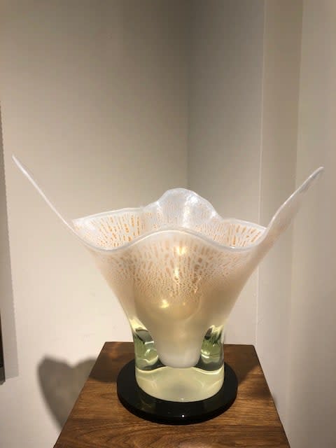 Tim Lotton, White Free Form with Sunset Interior