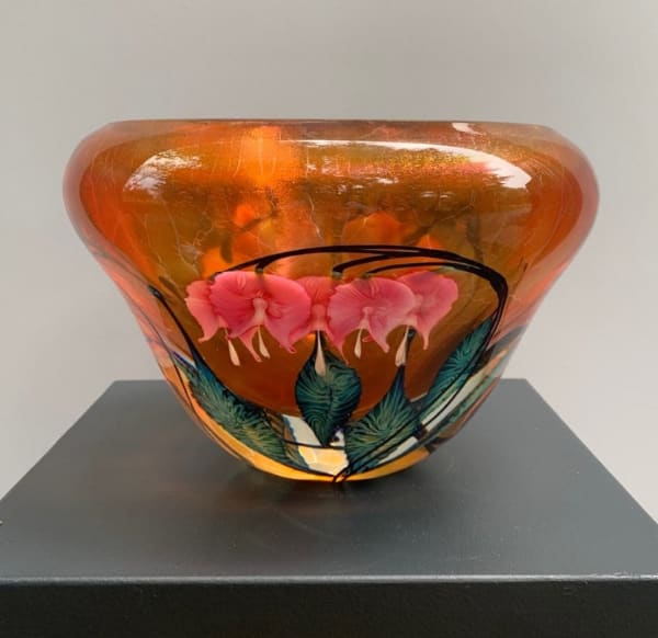 Tim Lotton, Sunset Bowl with Pink Bleeding Hearts