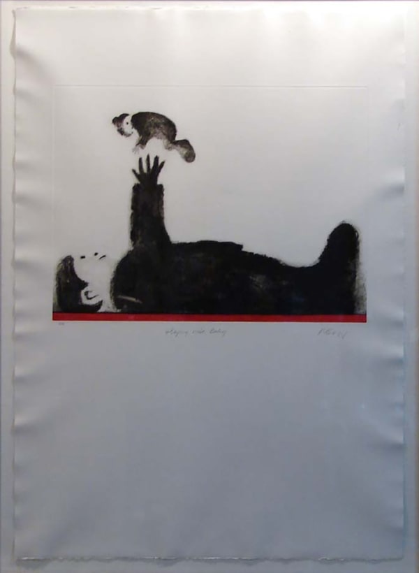 Mackenzie Thorpe, Playing with Baby