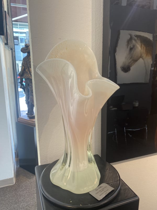 Tim Lotton, White Free Form with Sunset Interior