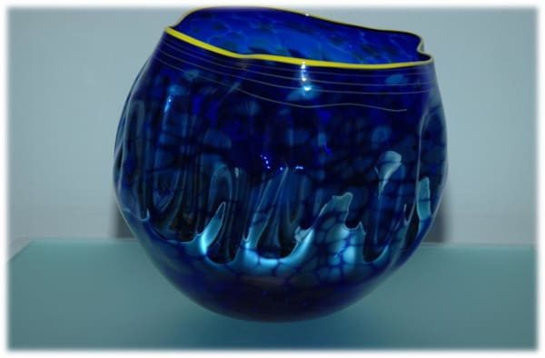 Robert Kaindl, Lapis Blue With Yellow Lip Wrap