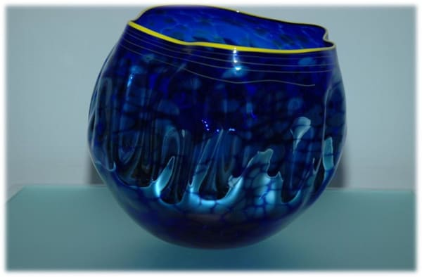 Robert Kaindl, Lapis Blue With Yellow Lip Wrap