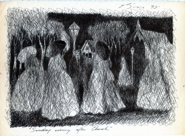 Earl Biss, Sunday Evening After Church 92 EB18