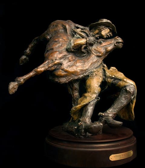 Gib Singleton, Steer Wrestler