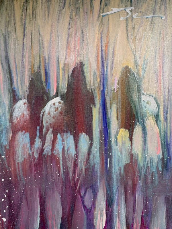 Earl Biss, Passing Through a Back Water Stream 1997